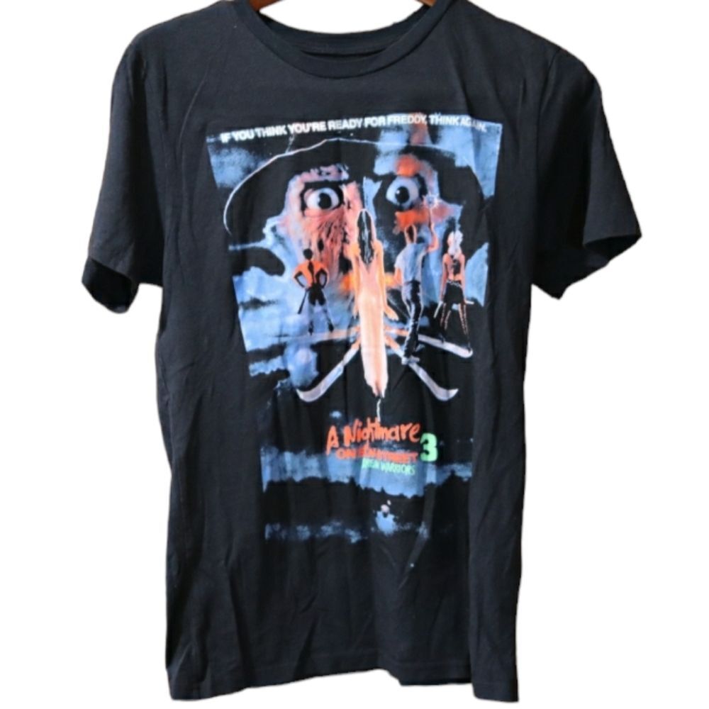 Nightmare on Elm Street 3 Dream Warriors Y2K Graphic T-Shirt Size M Horror Tee
